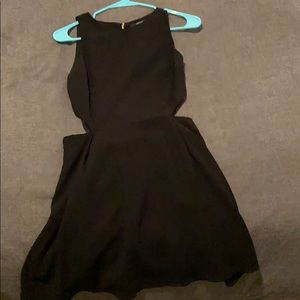 Cut out black dress